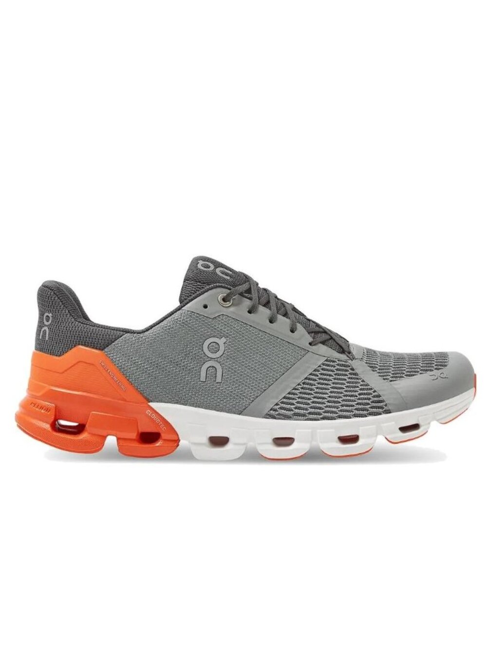 ON RUNNING Men's Cloudflyer 2.0 Running Shoes Size 11.5 in Grey/Orange